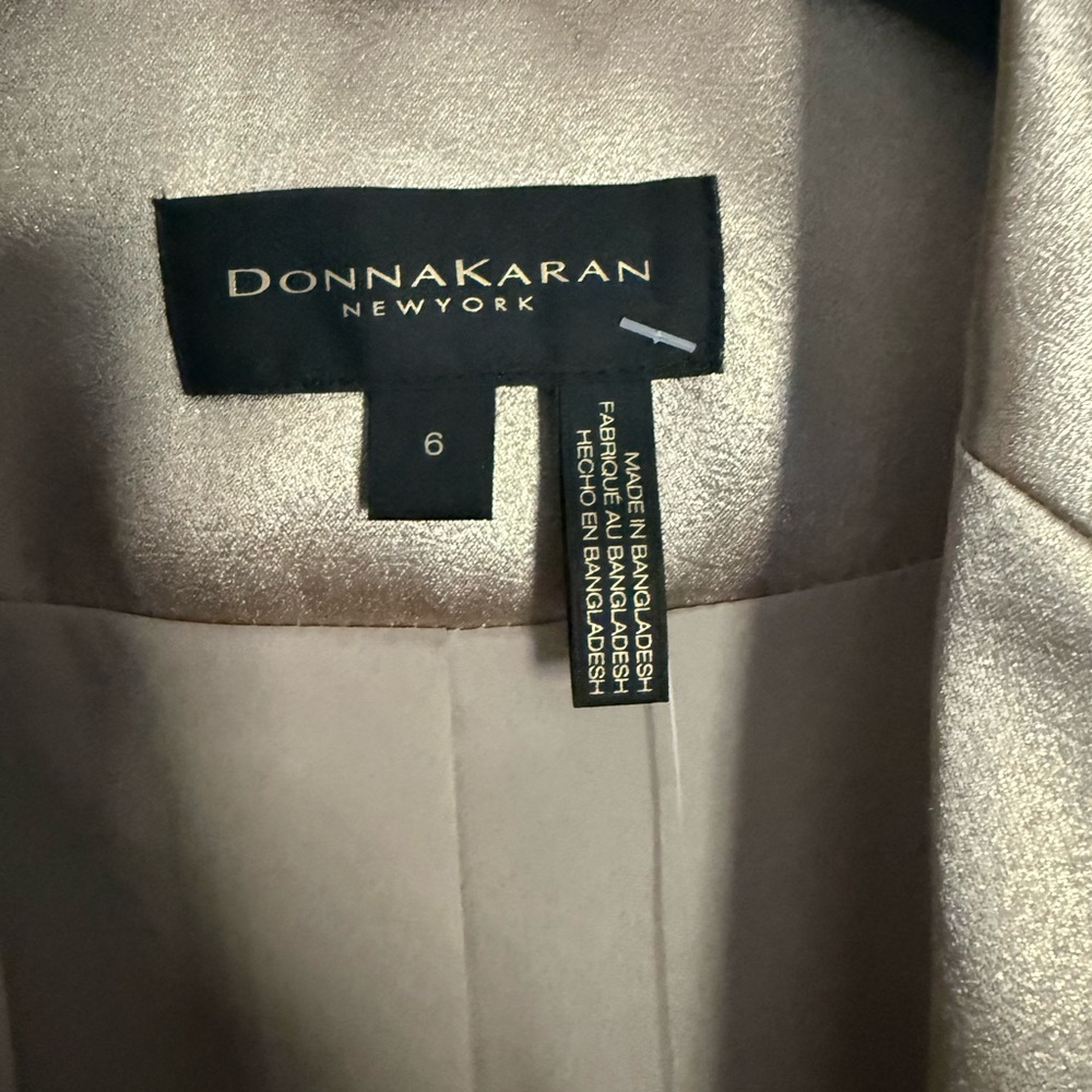 Donna Karan One Button Blazer - image 4